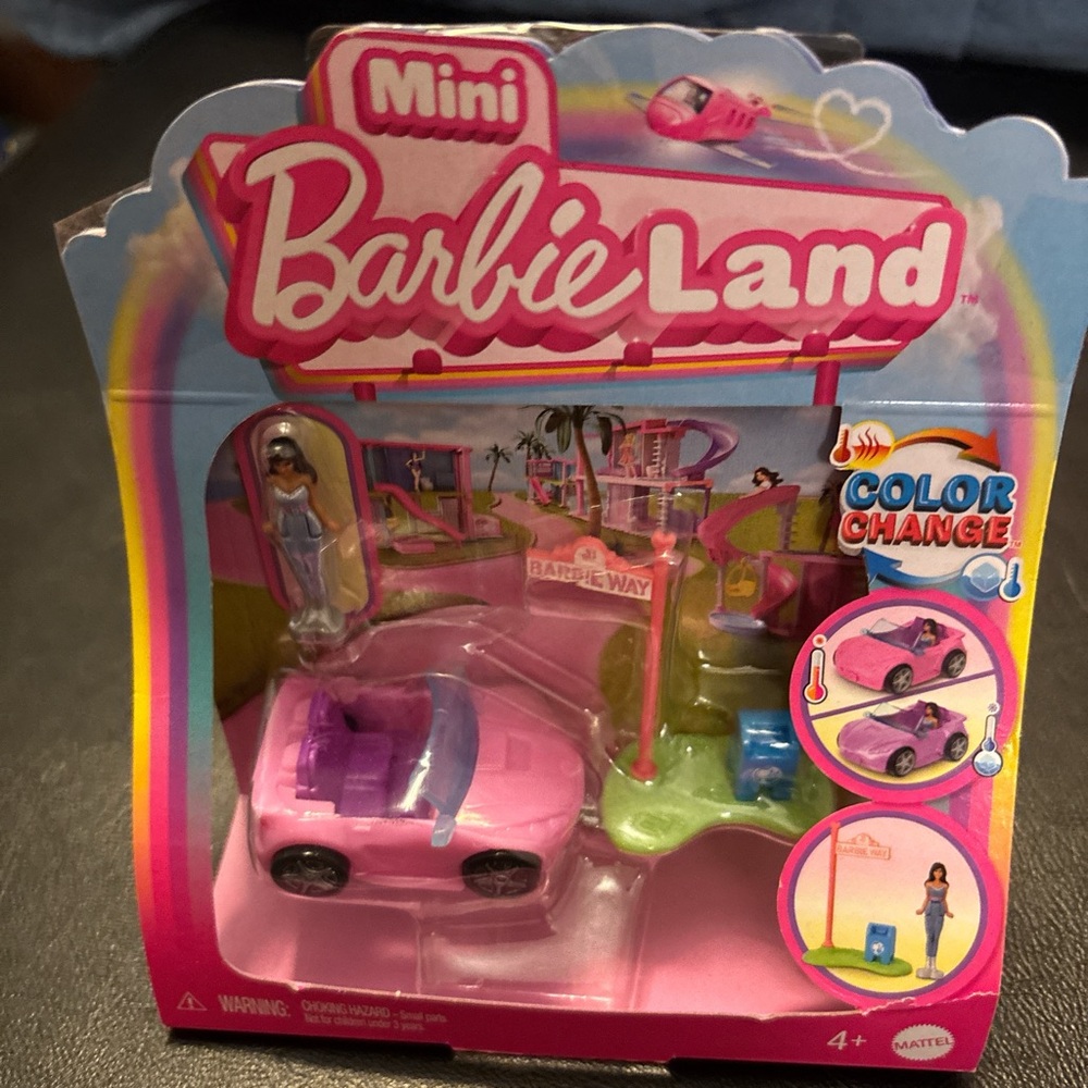 Barbie Land Mini Color Change Car - Pink